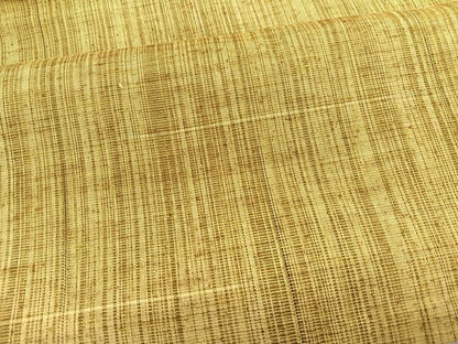 平和屋着物▽上質な紬　単衣　絣文様　正絹　逸品　BAAX2599hv