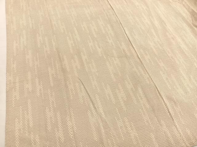 平和屋着物▽本塩沢　単衣　110亀甲　壺垂れ文様　正絹　逸品　BAAX2600hv