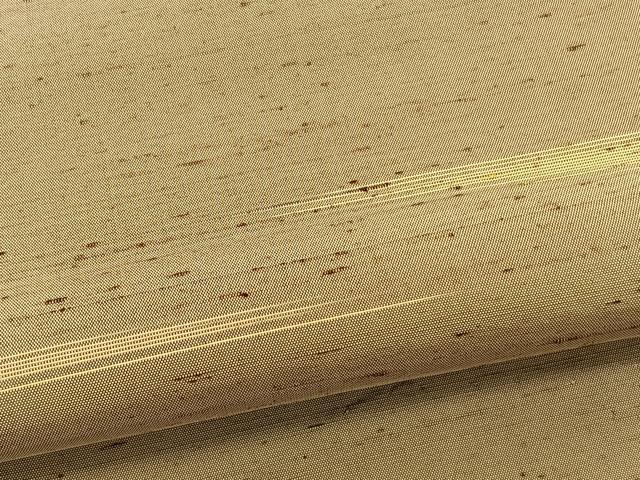 平和屋着物▽ぜんまい紬　単衣　霞文　正絹　逸品　BAAX2607hv