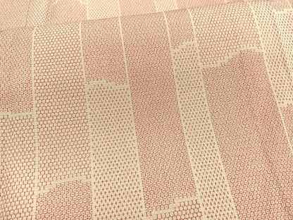 平和屋着物▽本塩沢　単衣　110亀甲　竹　正絹　逸品　未使用　BAAX2608hv