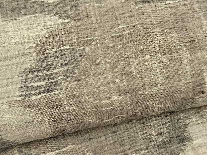 平和屋着物▽上質な紬　単衣　薔薇　正絹　逸品　BAAX2613hv