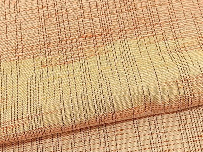 平和屋着物▽上質な紬 　単衣　 霞文　正絹　逸品　未使用　BAAX2619hv