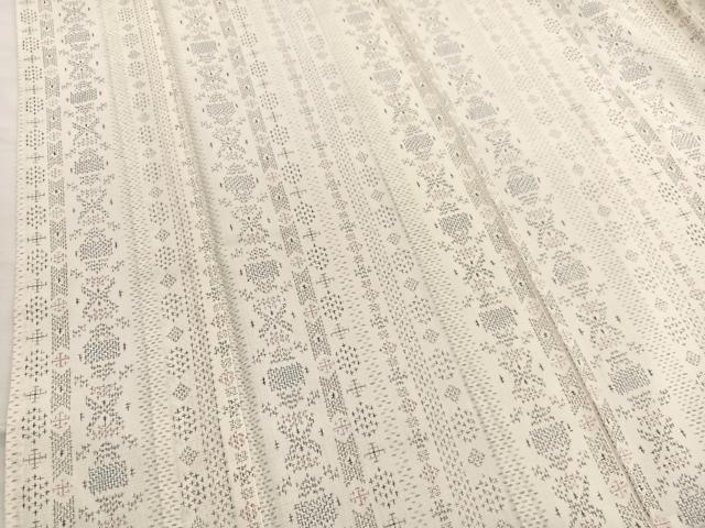 平和屋着物▽小紋　単衣　間道　BAAX2634hv