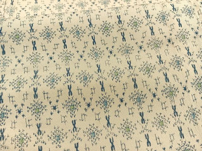 平和屋着物▽上質なお召　単衣　菱文様　正絹　逸品　BAAX2657hv