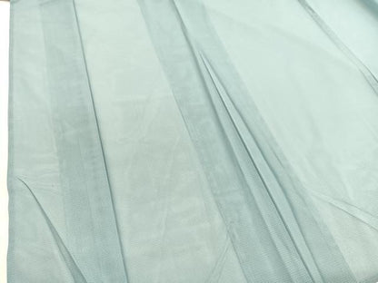 平和屋着物＊夏物　色無地　絽　錆青磁色　洗える着物　BAAX2678hv