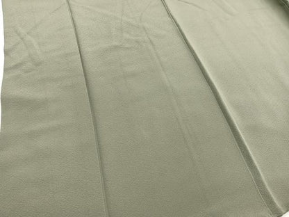 平和屋着物■上質な色無地　麹塵色　正絹　逸品　BAAX2693hv