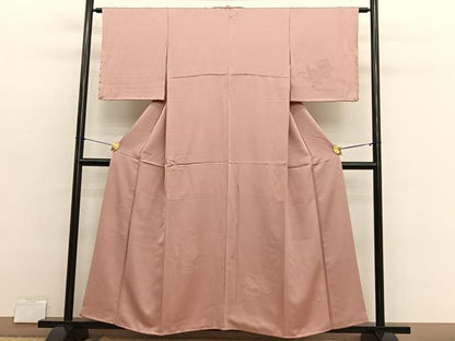 平和屋着物■無地絵羽訪問着　絵巻地紋　ときがら茶色　正絹　逸品　BAAX2704hv