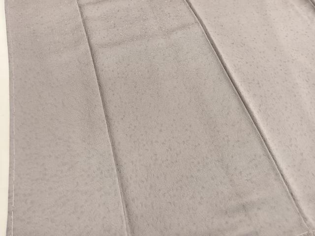 平和屋着物●螺鈿作家　甲斐泰造監修　色無地　ふくれ織　花唐草地紋　梅染色　正絹　逸品　未使用　BAAX2705hv