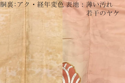 平和屋着物■豪華振袖　駒刺繍　雲取り花文　金銀彩　正絹　逸品　BAAX2719hv