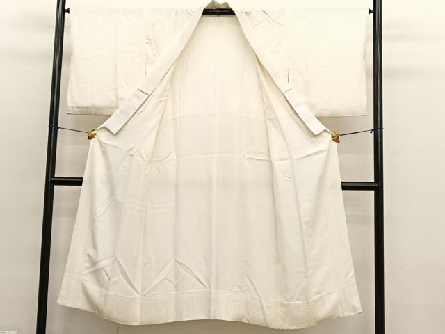 平和屋着物■長襦袢　袷　紗綾形地紋正絹　逸品　BAAX2730hv