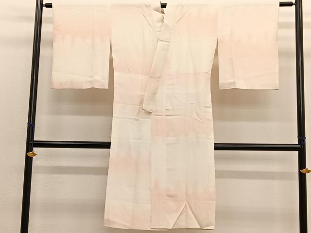 平和屋着物■長襦袢　無双仕立て　壺垂れ文様　暈し染め　正絹　逸品　BAAX2755hv