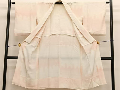 平和屋着物■長襦袢　無双仕立て　壺垂れ文様　暈し染め　正絹　逸品　BAAX2755hv