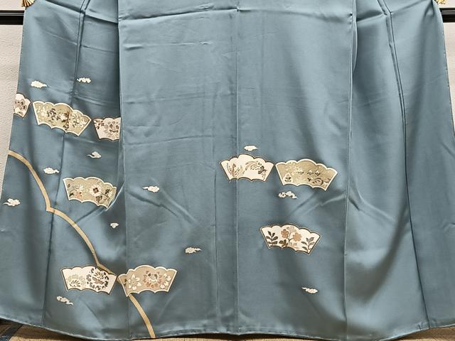 平和屋着物■訪問着　刺繍　鳳凰花文　金彩　正絹　逸品　BAAX2757hv