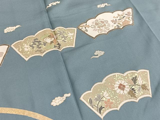 平和屋着物■訪問着　刺繍　鳳凰花文　金彩　正絹　逸品　BAAX2757hv