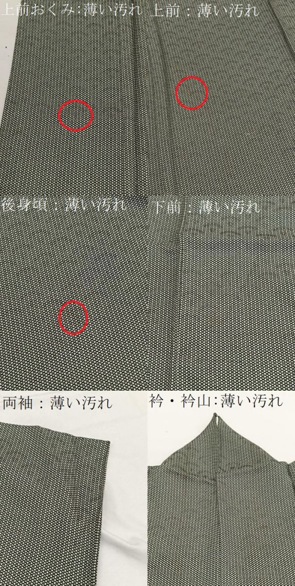 平和屋着物■江戸小紋　花菱文　正絹　逸品　BAAX2758hv