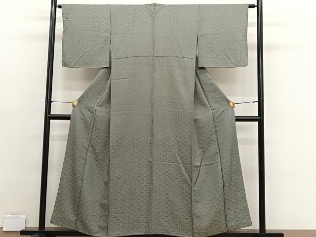 平和屋着物■江戸小紋　花菱文　正絹　逸品　BAAX2758hv