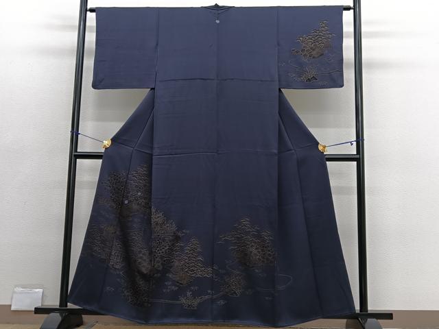 平和屋着物■訪問着　刺繍　御所解文　金彩　正絹　逸品　BAAX2762hv