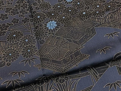平和屋着物■訪問着　刺繍　御所解文　金彩　正絹　逸品　BAAX2762hv
