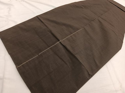 平和屋着物●男性　行灯袴　縞　正絹　逸品　未使用　BAAX2763hv