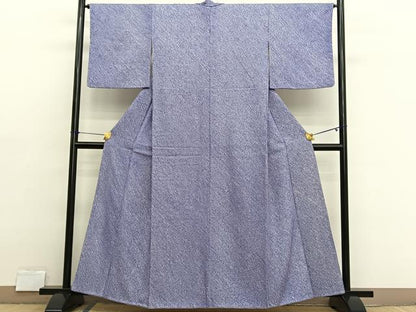 平和屋着物■大変加工の良い総絞り小紋　正絹　逸品　BAAX2766hv
