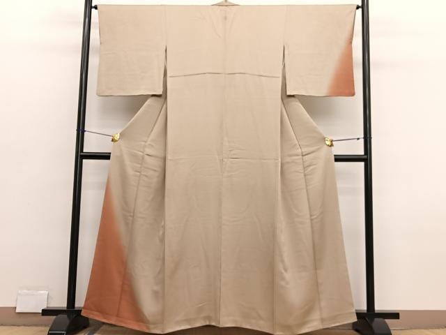 平和屋着物■訪問着　霞文　暈し染め　正絹　逸品　BAAX2775hv