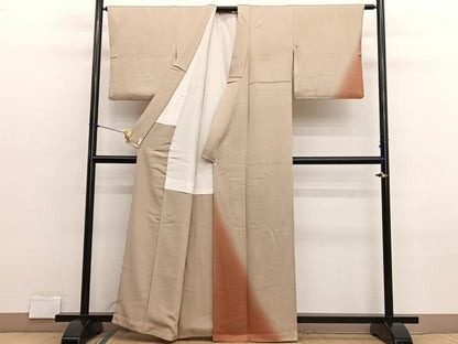 平和屋着物■訪問着　霞文　暈し染め　正絹　逸品　BAAX2775hv