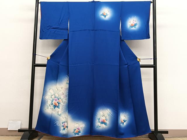 平和屋着物■訪問着　花籠文　暈し染め　正絹　逸品　BAAX2800hv