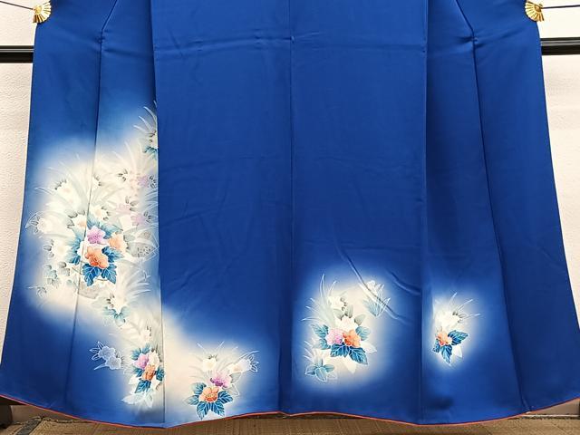 平和屋着物■訪問着　花籠文　暈し染め　正絹　逸品　BAAX2800hv
