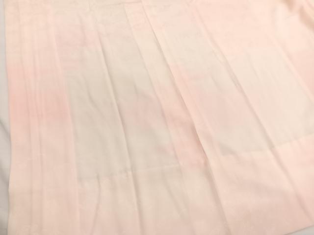 平和屋着物■長襦袢　無双仕立て　宝尽くし地紋　暈し染め　正絹　逸品　BAAX2803hv