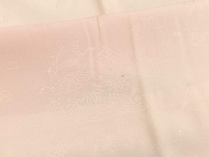 平和屋着物■長襦袢　無双仕立て　宝尽くし地紋　暈し染め　正絹　逸品　BAAX2803hv