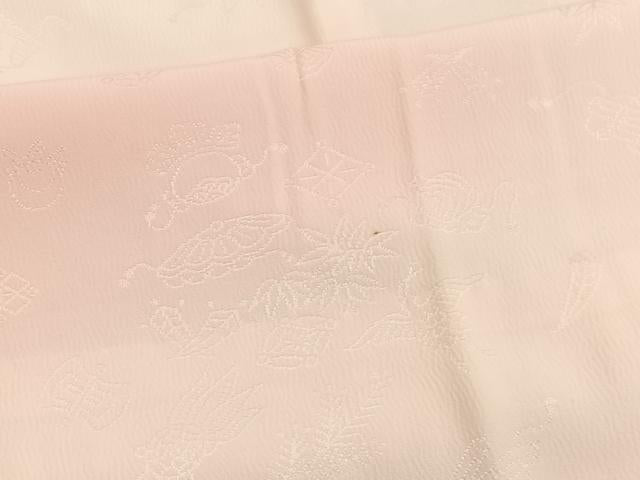 平和屋着物■長襦袢　無双仕立て　宝尽くし地紋　暈し染め　正絹　逸品　BAAX2803hv