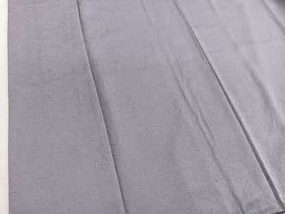 平和屋着物■色無地　草葉地紋　鳩羽鼠色　洗える着物　BAAX2820hv
