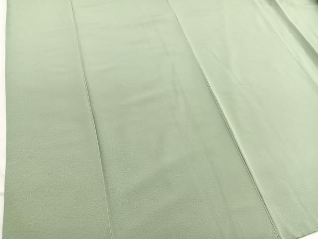 平和屋着物■上質な色無地　柳茶色　正絹　逸品　BAAX2824hv