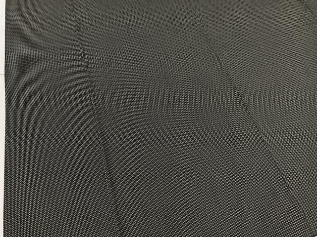 平和屋着物●男性　紬　アンサンブル　亀甲文様　正絹　逸品　BAAX2827hv