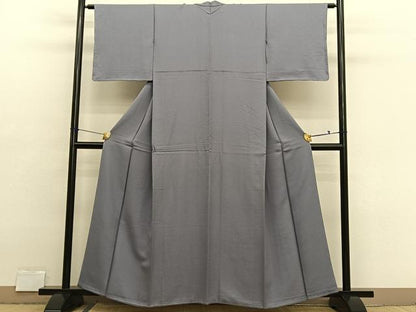 平和屋着物■上質な色無地　紋意匠　薄色　正絹　逸品　未使用　BAAX2828hv