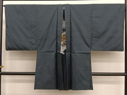 平和屋着物●男性　本場大島紬　アンサンブル　長襦袢（袷）セット　100亀甲　総詰め　正絹　逸品　未使用　BAAX2841hv