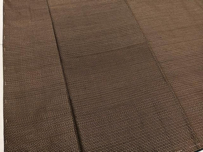 平和屋着物■男性　紬　アンサンブル　亀甲文様　羽裏：獅子　正絹　逸品　未使用　BAAX2850hv