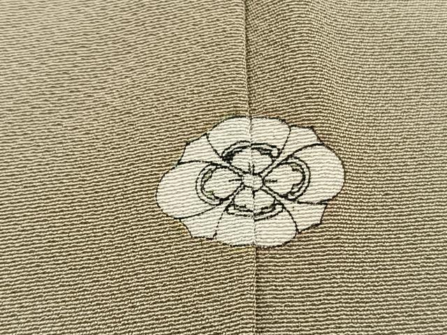 平和屋着物●上質な色無地　作家物　幻の染　岩石染　榛色　正絹　逸品　未使用　BAAX2858hv
