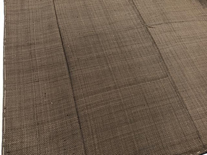 平和屋着物■男性　紬　アンサンブル　格子　正絹　逸品　BAAX2877hv