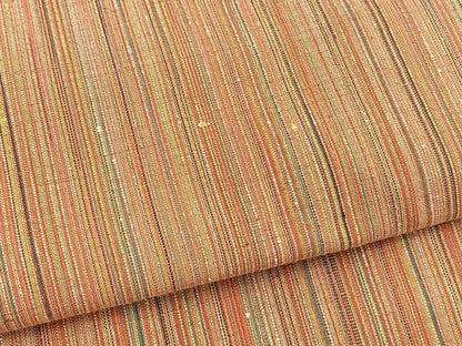 平和屋着物■上質な紬　縞　正絹　逸品　BAAX2880hv