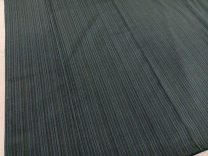 平和屋着物■本塩沢　縞　正絹　逸品　未使用　BAAX2892hv