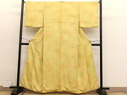 平和屋着物■上質な小紋　立波地紋　暈し染め　正絹　逸品　BAAX2897hv