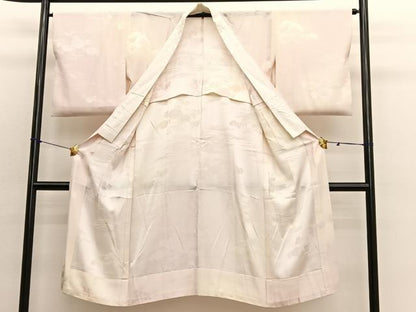 平和屋着物■長襦袢　無双仕立て　竜田川花文　暈し染め　半衿刺繍　正絹　逸品　BAAX2902hv