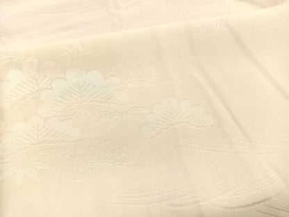 平和屋着物■長襦袢　無双仕立て　竜田川花文　暈し染め　半衿刺繍　正絹　逸品　BAAX2902hv