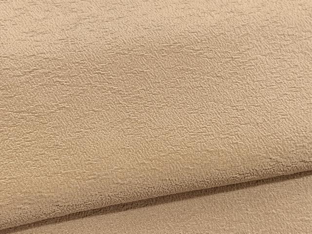平和屋着物■上質な色無地　香色　正絹　逸品　BAAX2908hv