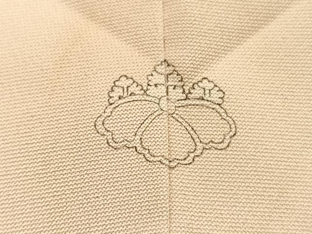 平和屋着物■訪問着　駒刺繍　若松葉菱文　金彩　正絹　逸品　BAAX2915hv