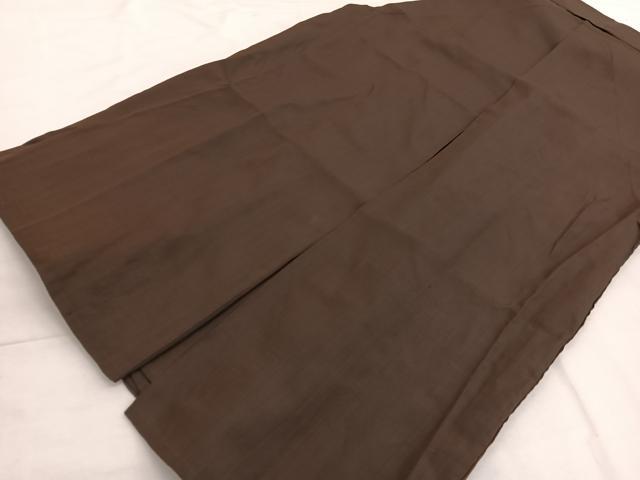 平和屋着物●男性　行灯袴　縞　正絹　逸品　BAAX2917hv