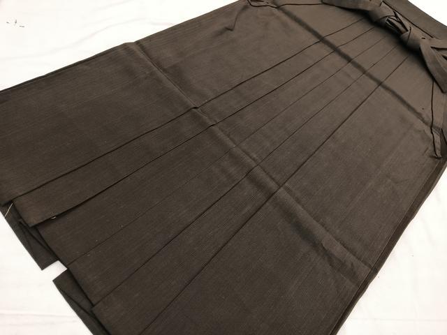 平和屋着物●男性　行灯袴　縞　正絹　逸品　BAAX2918hv