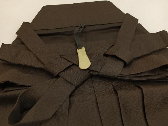 平和屋着物●男性　行灯袴　幾何学文様　正絹　逸品　BAAX2920hv