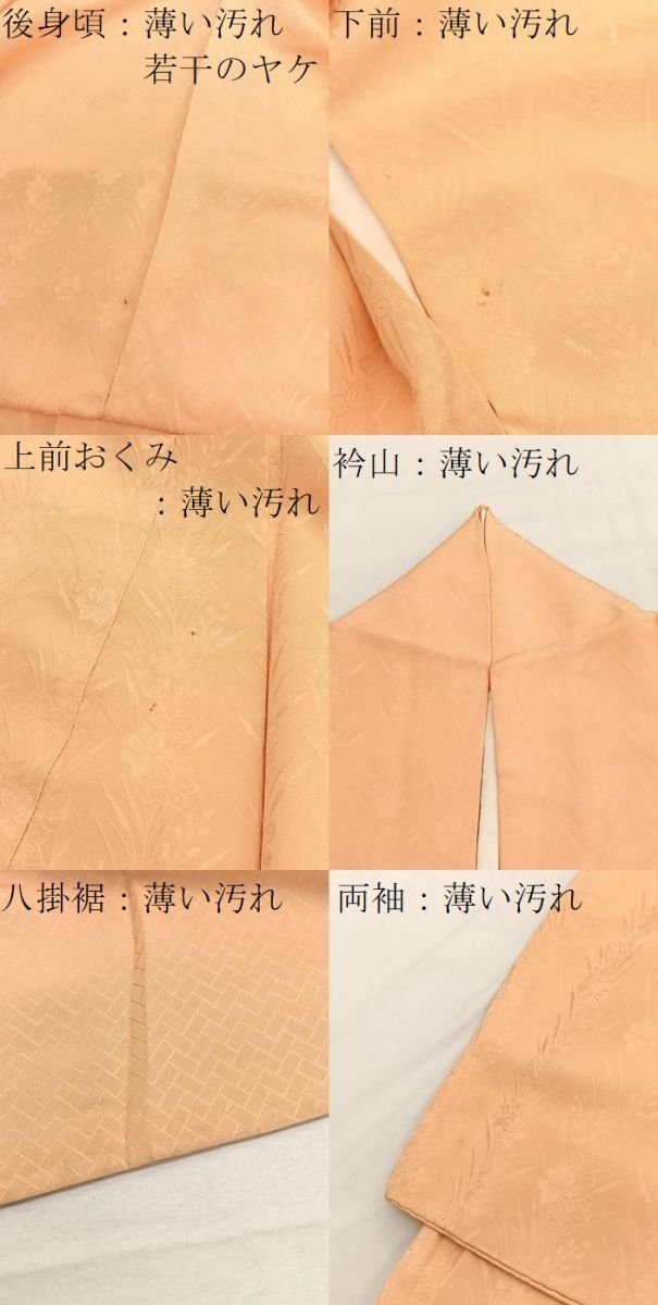 平和屋着物■上質な色無地　草花地紋　ときがら茶色　正絹　逸品　BAAX2923hv